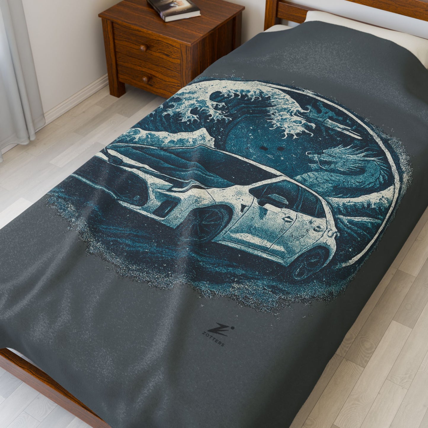 GR Corolla Plush Blanket - Frost Circuit