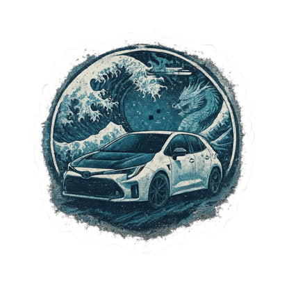 GR Corolla Sticker - Frost Circuit
