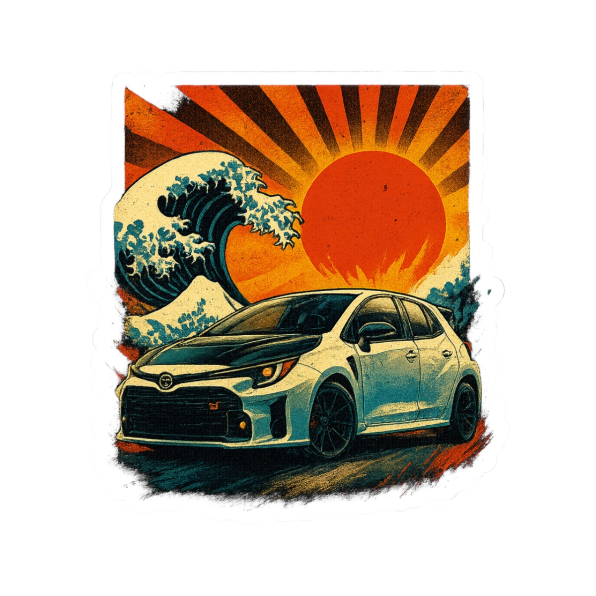 Wave Warrior Sticker – GR Edition