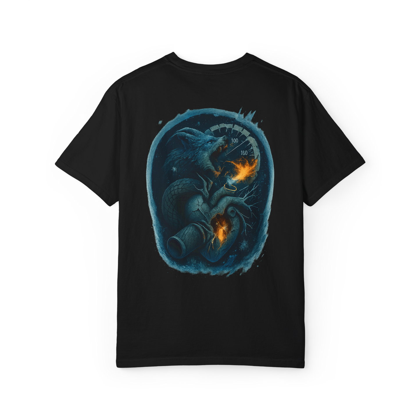 CryoWolf T-Shirt | Frost Circuit Collection
