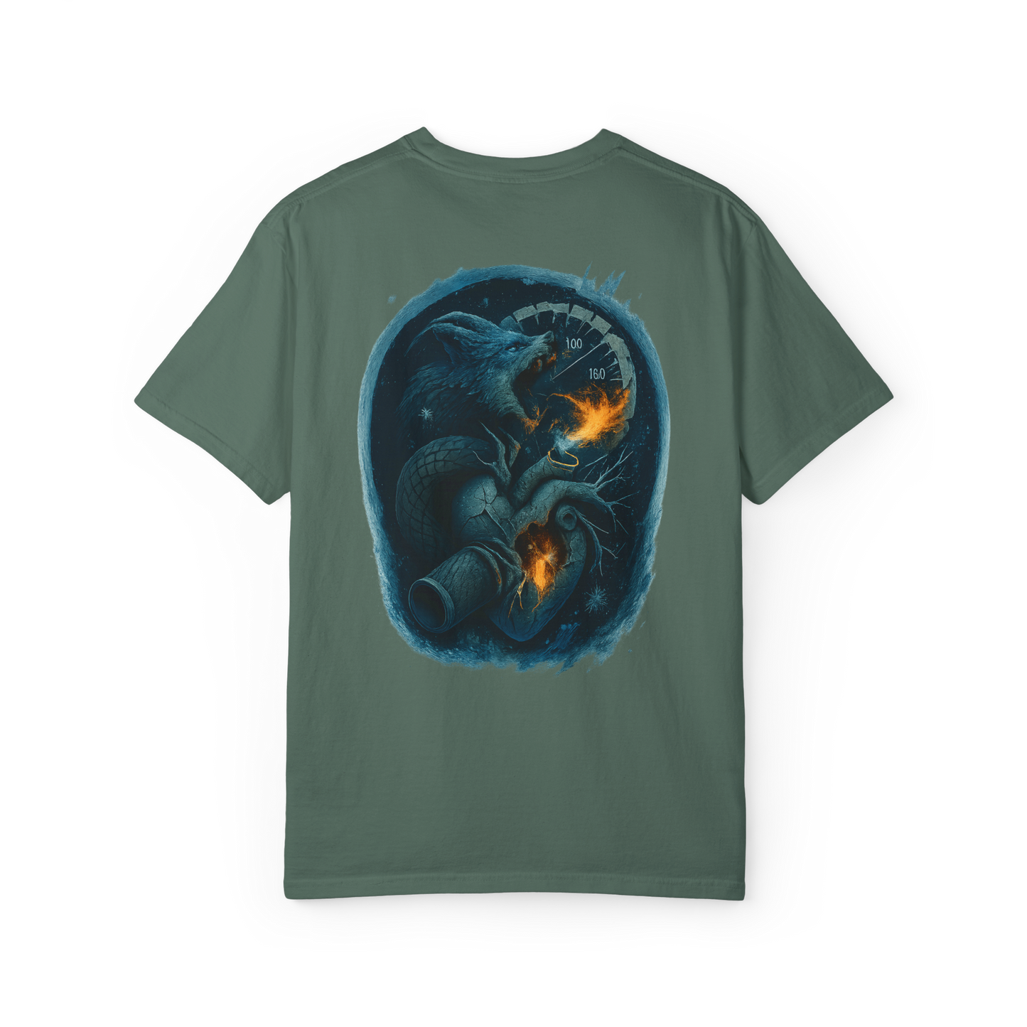 CryoWolf T-Shirt | Frost Circuit Collection