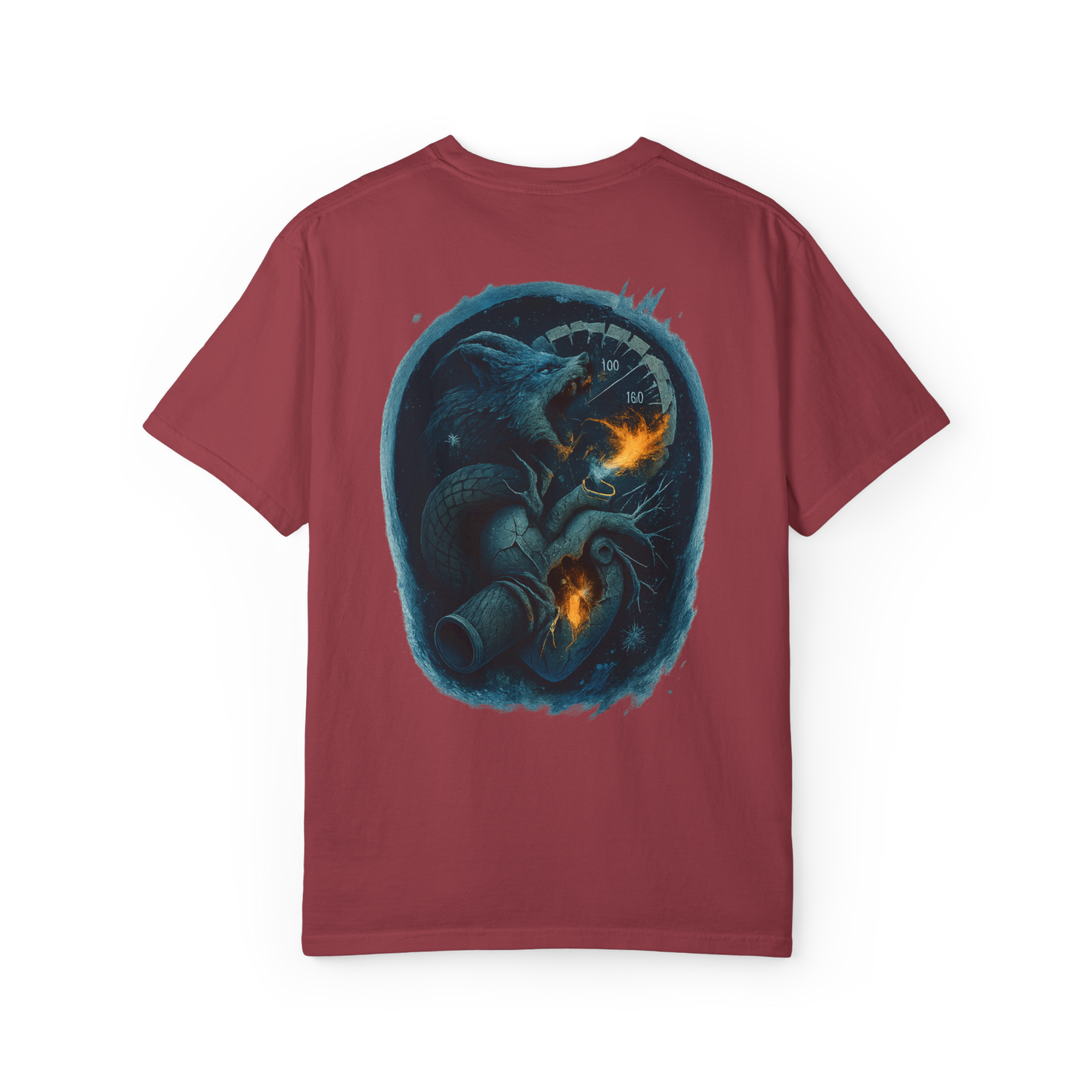 CryoWolf T-Shirt | Frost Circuit Collection