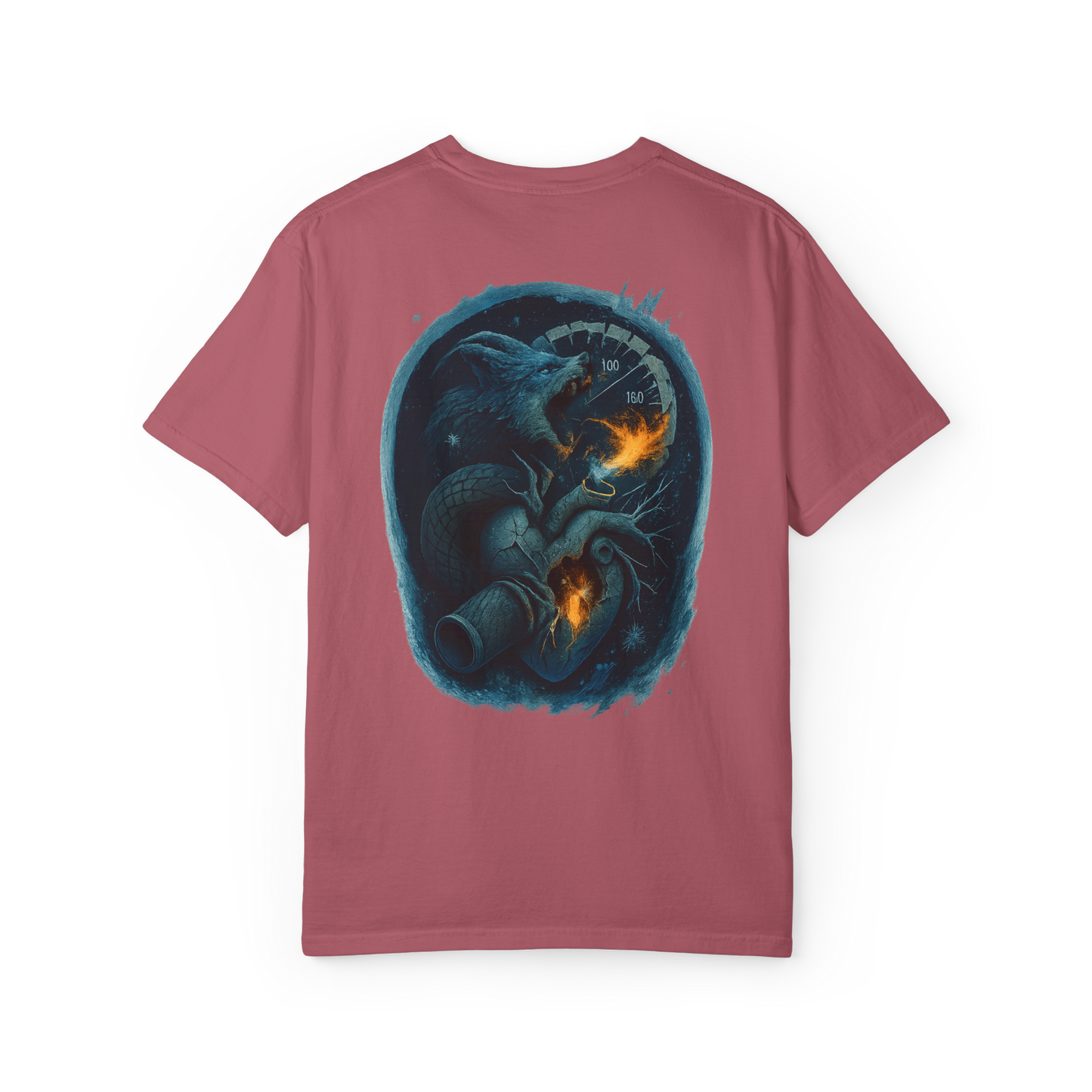 CryoWolf T-Shirt | Frost Circuit Collection