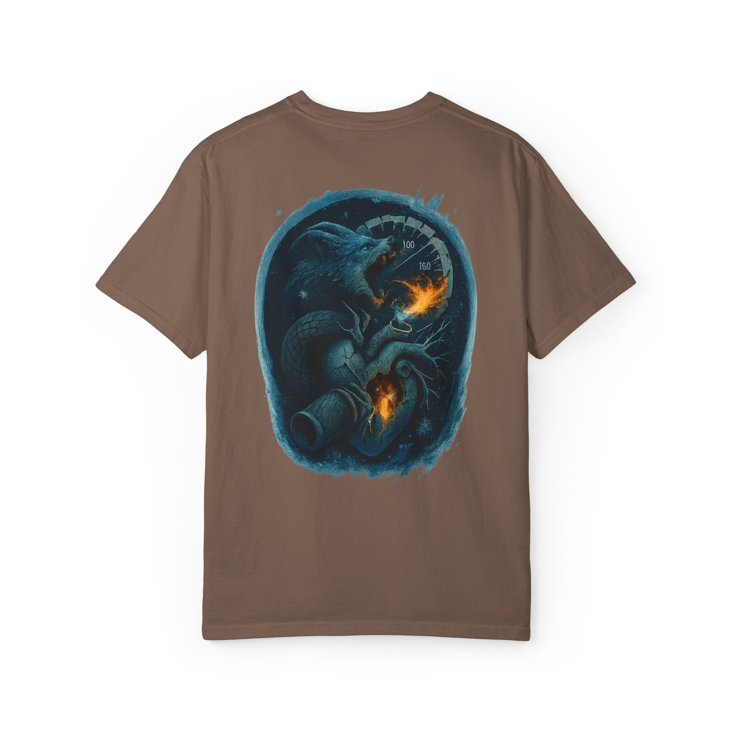 CryoWolf T-Shirt | Frost Circuit Collection