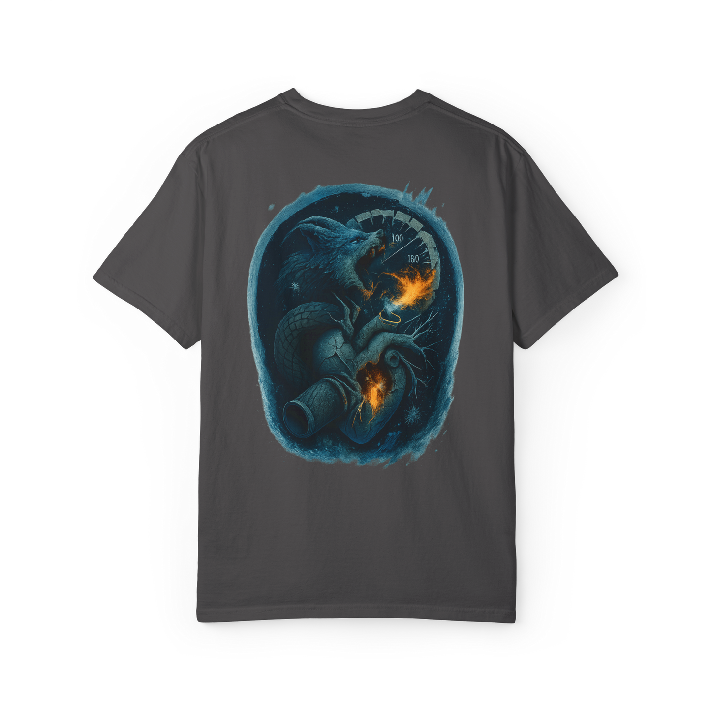 CryoWolf T-Shirt | Frost Circuit Collection