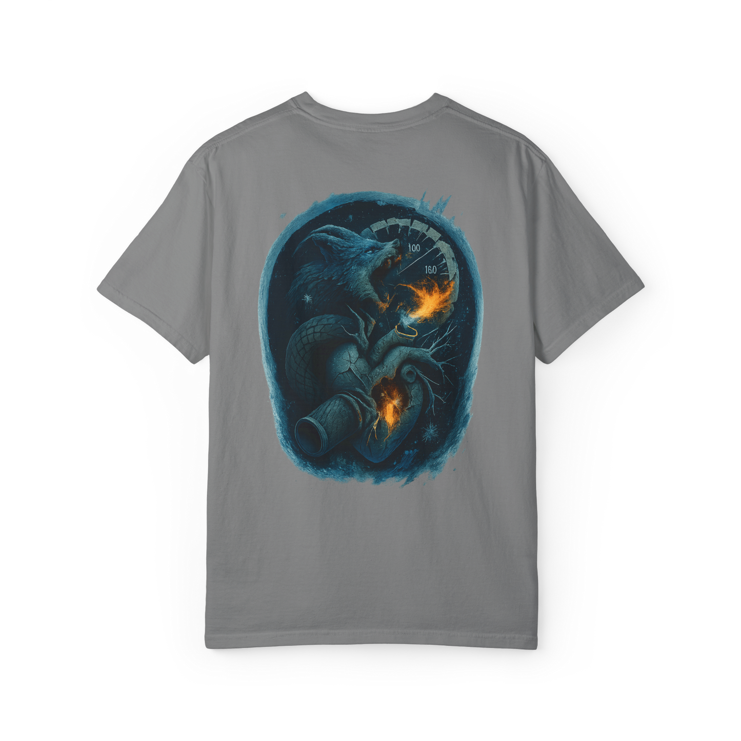 CryoWolf T-Shirt | Frost Circuit Collection