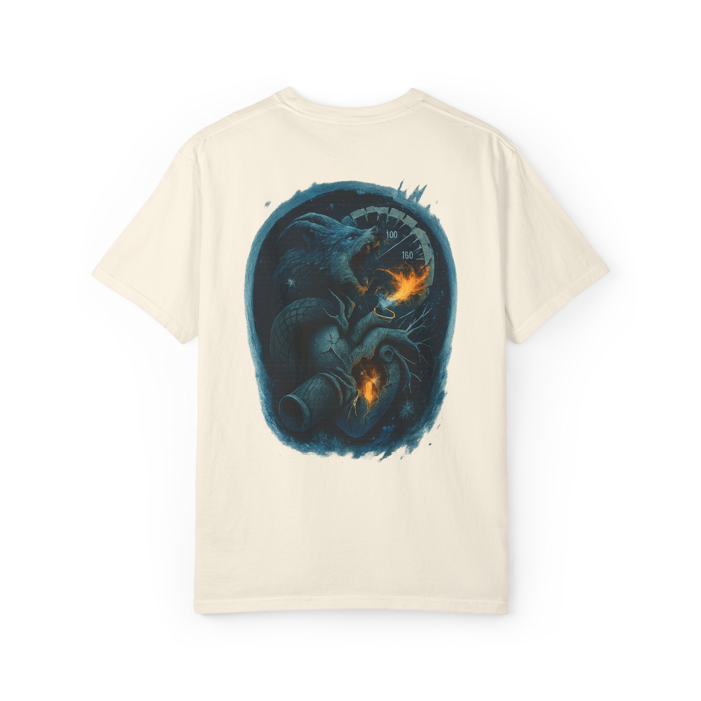 CryoWolf T-Shirt | Frost Circuit Collection