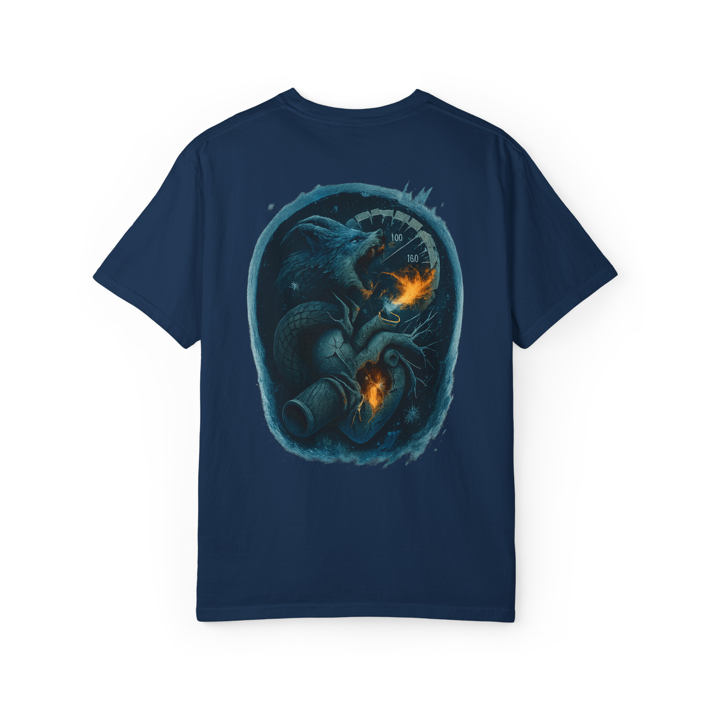 CryoWolf T-Shirt | Frost Circuit Collection