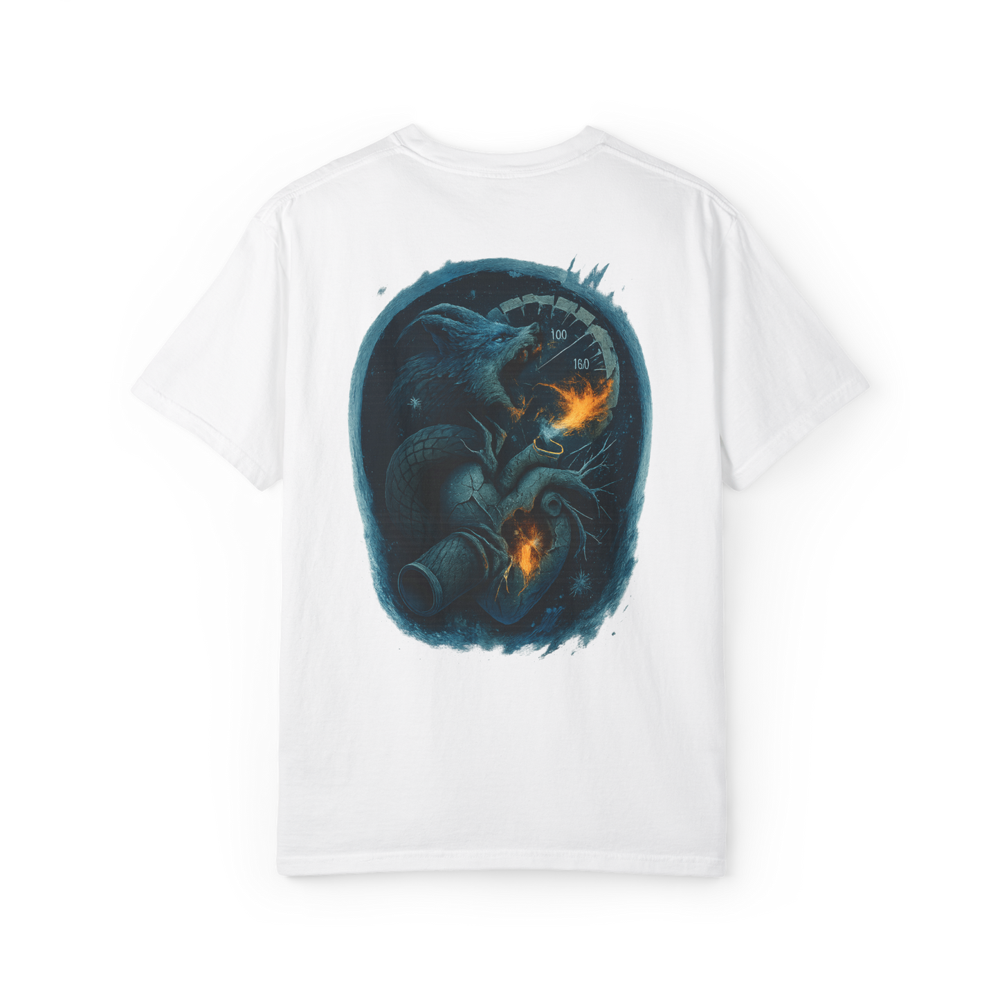 CryoWolf T-Shirt | Frost Circuit Collection