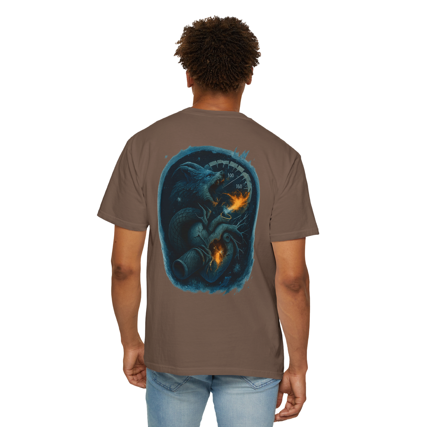 CryoWolf T-Shirt | Frost Circuit Collection