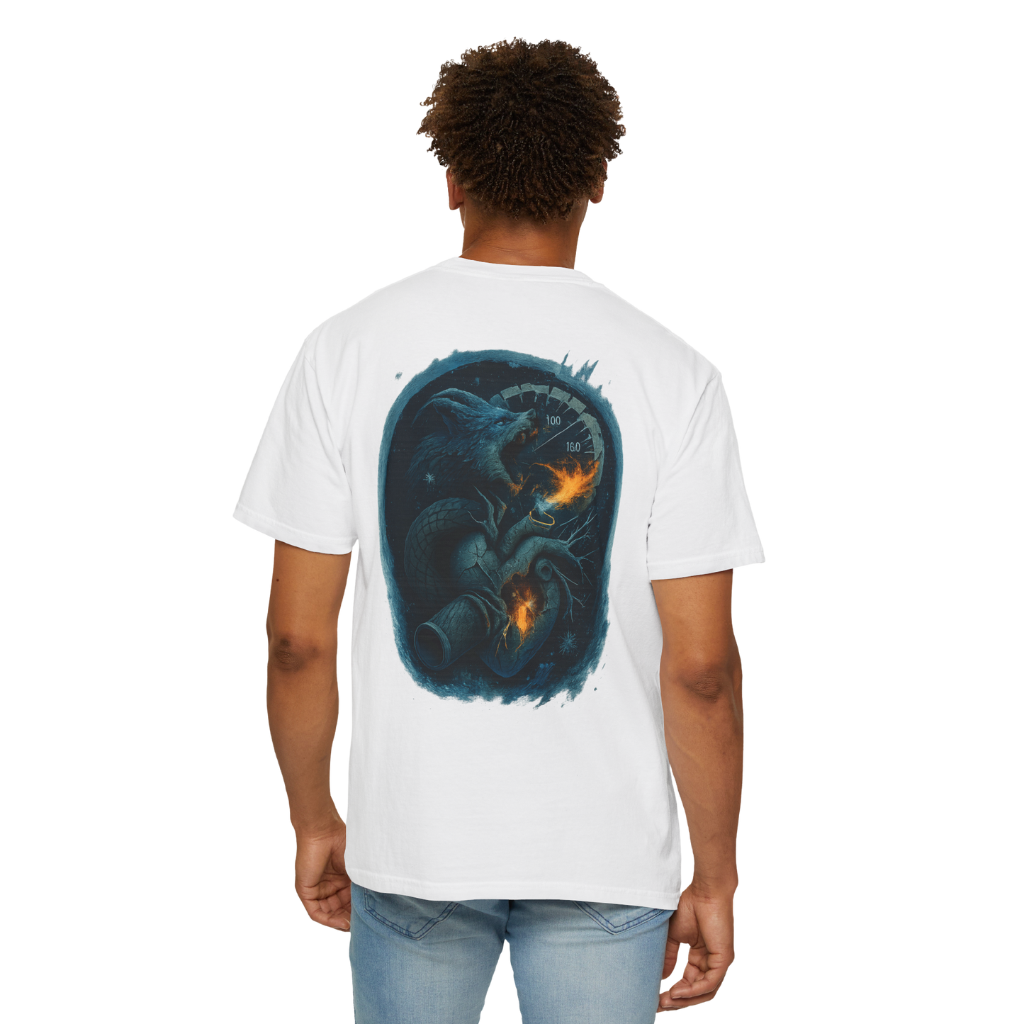 CryoWolf T-Shirt | Frost Circuit Collection